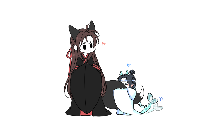 JST0275_duck's tweet photo. 한 여우만 따르는 아기 용💙
#MDZS https://t.co/NnsGN6eEX6