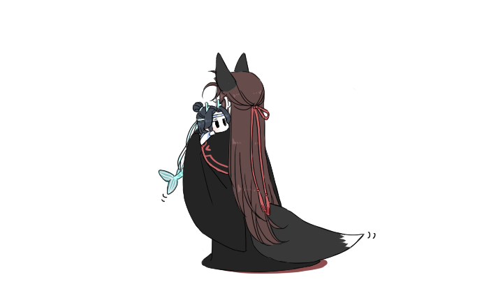 JST0275_duck's tweet photo. 한 여우만 따르는 아기 용💙
#MDZS https://t.co/NnsGN6eEX6