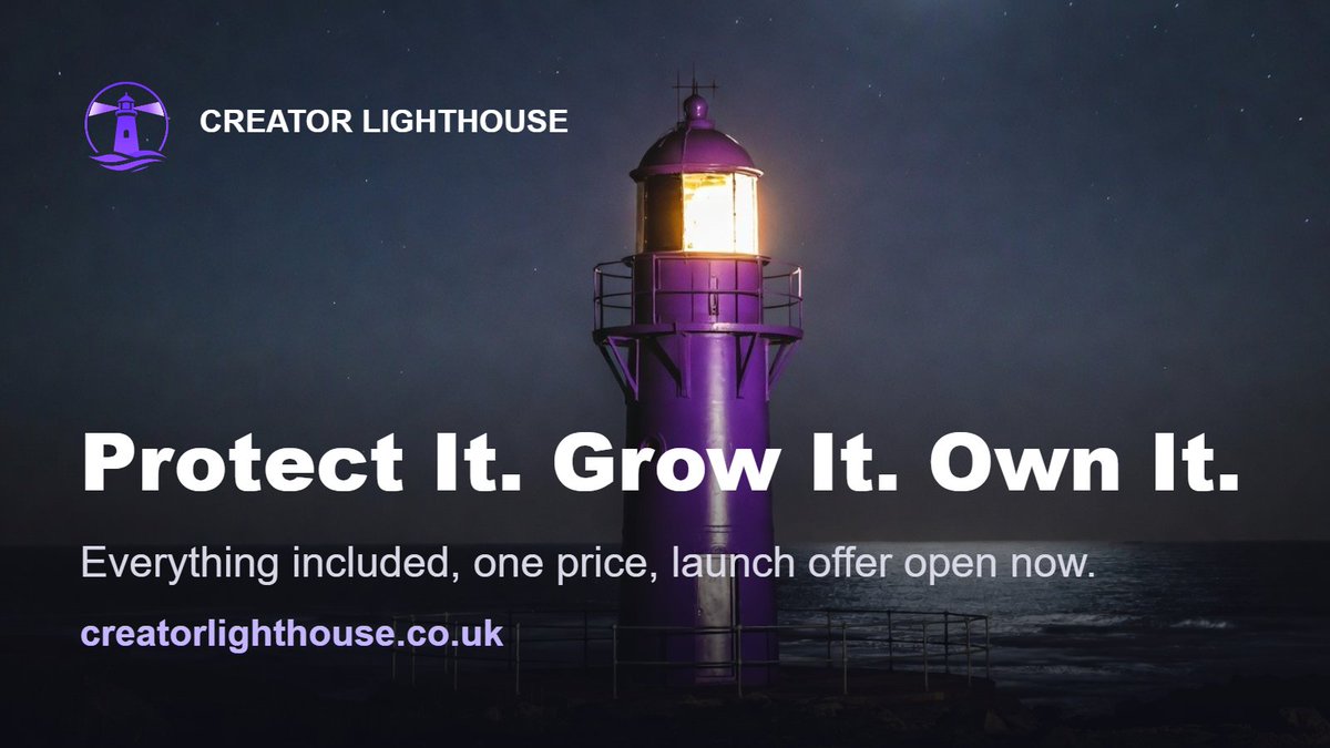 creatorlightuk's tweet photo. Your content works hard. Make sure it stays yours. Daily scans, DMCA takedowns sent in our name, AI growth tools, all for £19.99/mo. Free scan to start, no card needed. Launch pricing locks in for life.

#StopLeaks #ContentCreatorTips #FanslyCreator https://t.co/4f6kuvcwfM