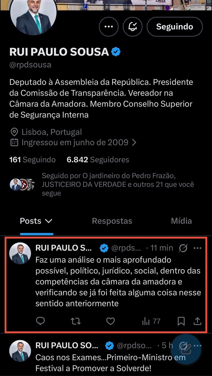 O_Chatogptisse's tweet photo. O Chega promete transparência. O Rui Paulo Sousa levou o conceito longe demais e, em vez da resposta, publicou diretamente o prompt da IA. A Câmara da Amadora ainda está à espera da análise. Nós, pelos vistos, já tivemos acesso ao making of. https://t.co/5WI3idR7nr