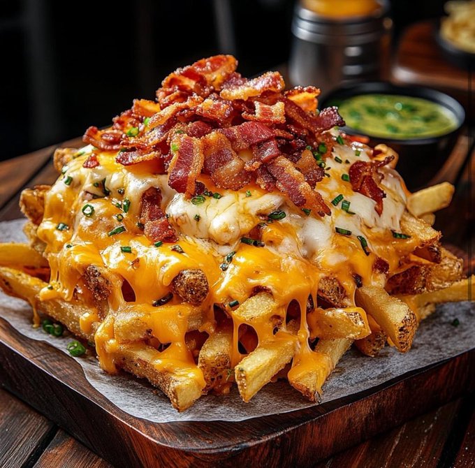zinger_zon26872's tweet photo. Bacon Cheese Fries 🥓 🧀 🍟 https://t.co/RdSvqKyK90