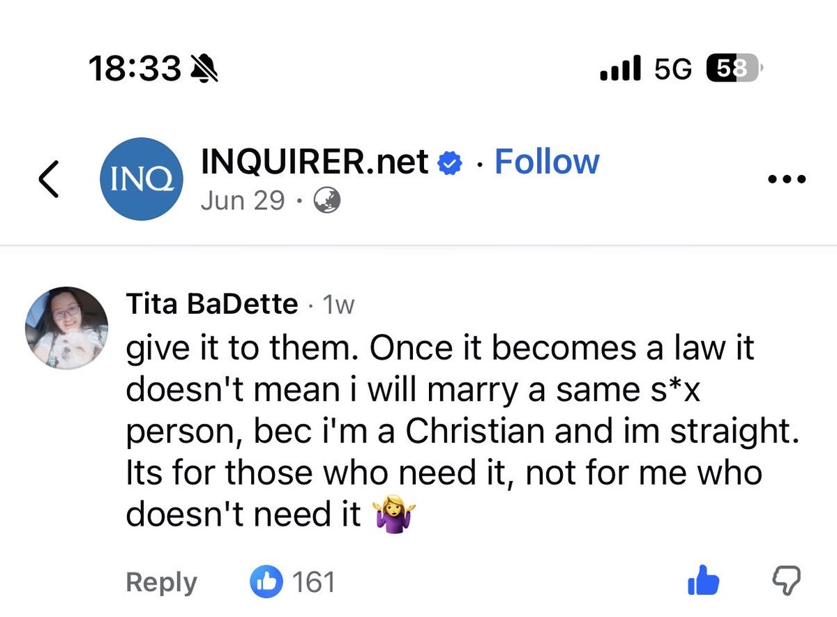 Ebyong__'s tweet photo. Tangina ganitong mentality lang naman sana mga tanders. Kaninong tita to? Pakiyakap ng mahigpit. 🏳️‍🌈❤️ https://t.co/pxGzb6Ja4Z