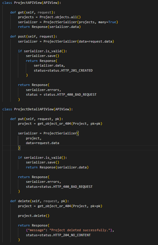 acharyautsab7's tweet photo. #LSPPDay41

Continued learning Django REST Framework.

✅ Built CRUD API views
✅ Implemented GET, POST, PUT &amp; DELETE
✅ Used APIView
✅ Tested endpoints with Postman

@lftechnology
#60DaysOfLearning2026 #LearningWithLeapfrog https://t.co/yKxR5026VU