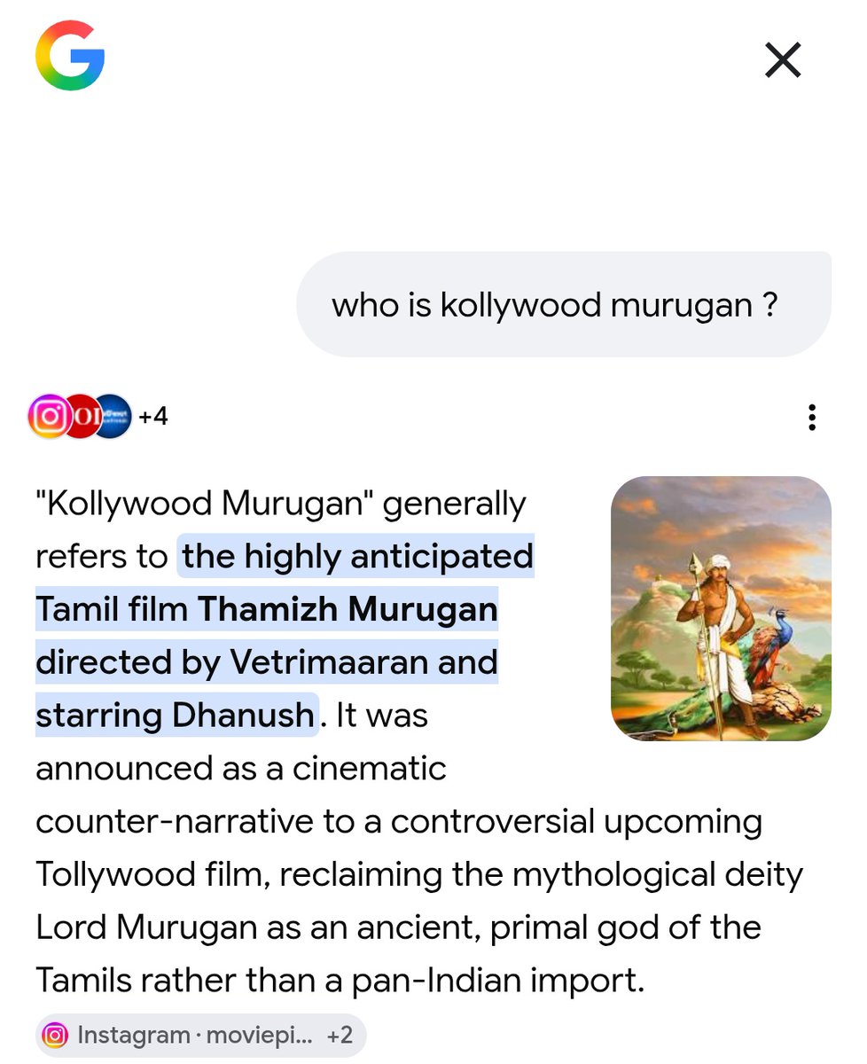 SL_DhanushFC's tweet photo. Kollywood Murugan generally refers to the highly anticipated Tamil film #ThamizhMurugan directed by Vetrimaaran and starring @dhanushkraja 🦚❤️‍🔥 https://t.co/oMXBnKKIcR