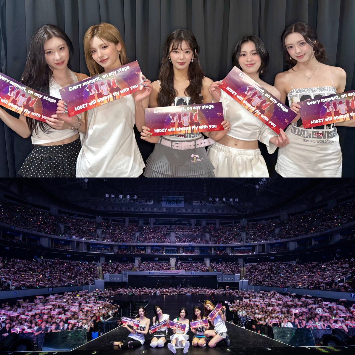 philconcerts's tweet photo. “In every season of our lives, we found light in ITZY.” ITZY IS FILO MIDZY’S LIGHT AT THE END OF THE TUNNEL

After almost two years, renowned K-pop girl group ITZY returned to Manila for their 3rd World Tour, TUNNEL VISION, on July 11, 2026, at the MOA Arena. 

Yeji, Ryujin, Lia, Chaeryeong, and Yuna set the stage ablaze with their powerful vocals and electrifying dance moves, performing a lineup of chart-topping hits, including "Tunnel Vision," "That's A No No," "Girls Will Be Girls," "WANNABE," "Imaginary Friend," "LOCO," "Not Shy," "8-Bit Heart," and many more. 

From the captivating VCRs and mesmerizing stage pyrotechnics to the impressive stage production, ITZY once again delivered the best performances for Filipino MIDZY.

Throughout the concert, ITZY expressed their heartfelt appreciation for Filipino MIDZY, sharing that the Manila stop gave them immense energy and the loudest cheers of the tour. The members said they could truly feel the love and unwavering support from their fans. ITZY promised to return to the Philippines as soon as possible.

Special thanks to @livenationph 

📸 ITZY via Twitter