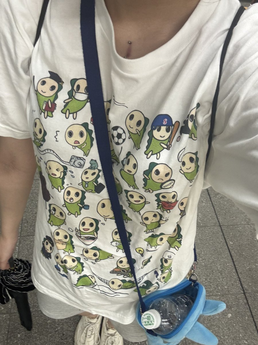 3ebfh6y's tweet photo. 今日なみすけTきて長野行ったら、「なみすけ好きなんですか？」って声掛けられて はい って答えたら「僕もなみすけ好きなんですよ！」って言われて手ぬぐいを見せてくれて本当にうれしかった、長野でなみすけ好きな人と交流出来てとてもハピ︎^_^ナミー持ってくればよかった！！ https://t.co/wDgJaQw49t