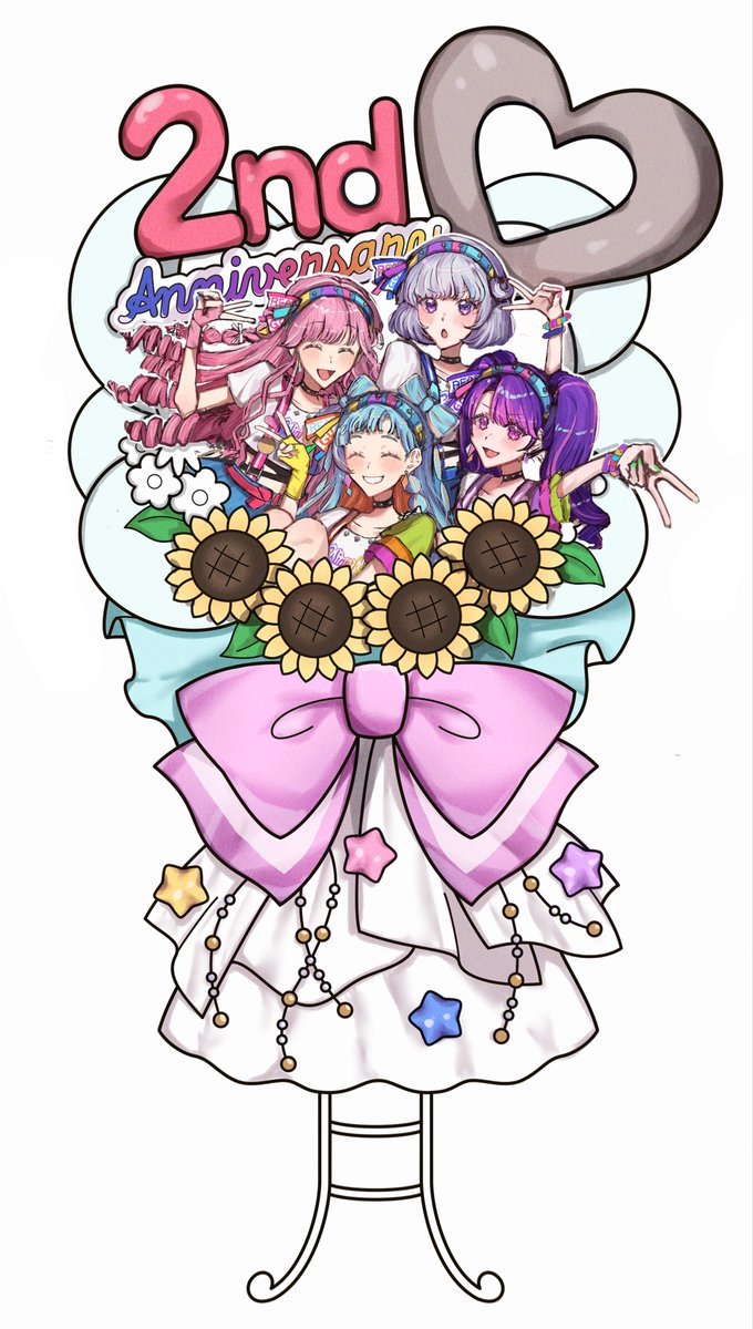 デミカツ応援フラスタ -`📢⋆