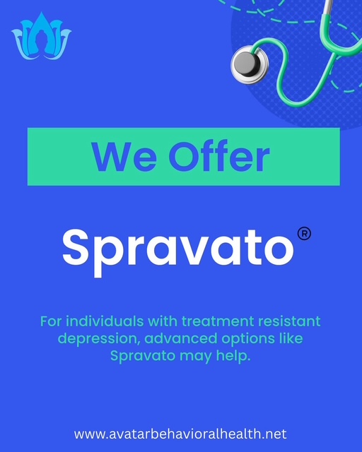 AvatarDetoxNJ's tweet photo. Spravato® (esketamine) is offering new hope for adults living with treatment‑resistant depression.

At Avatar Behavioral Health, receive Spravato in a safe, supportive, and medically supervised environment.

#spravato® #depressionsupport #spravatotherapy #spravatotreatment https://t.co/ThXwoiy8jU