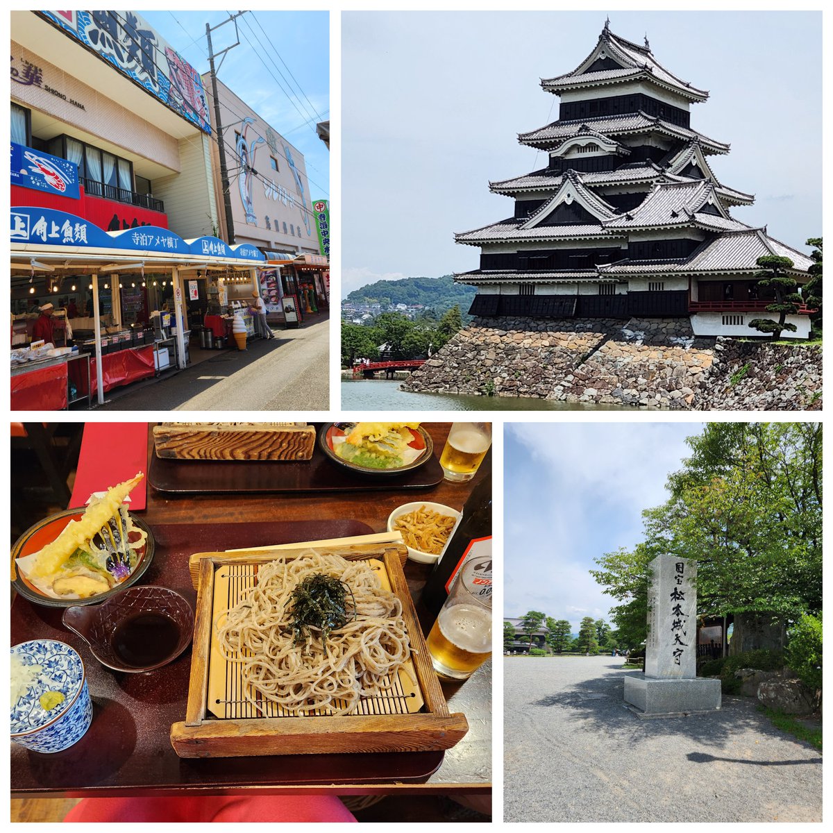 kyokyott's tweet photo. 昨日は寺泊から白馬へ
今日は白馬から松本を回って帰ってきた！
松本城が国宝だと知らなかったの💦
この3日でいくつの道の駅に寄っただろう
遠征だと鉄道だから道の駅に寄ることないから楽しかった https://t.co/JTCRWzYJLJ