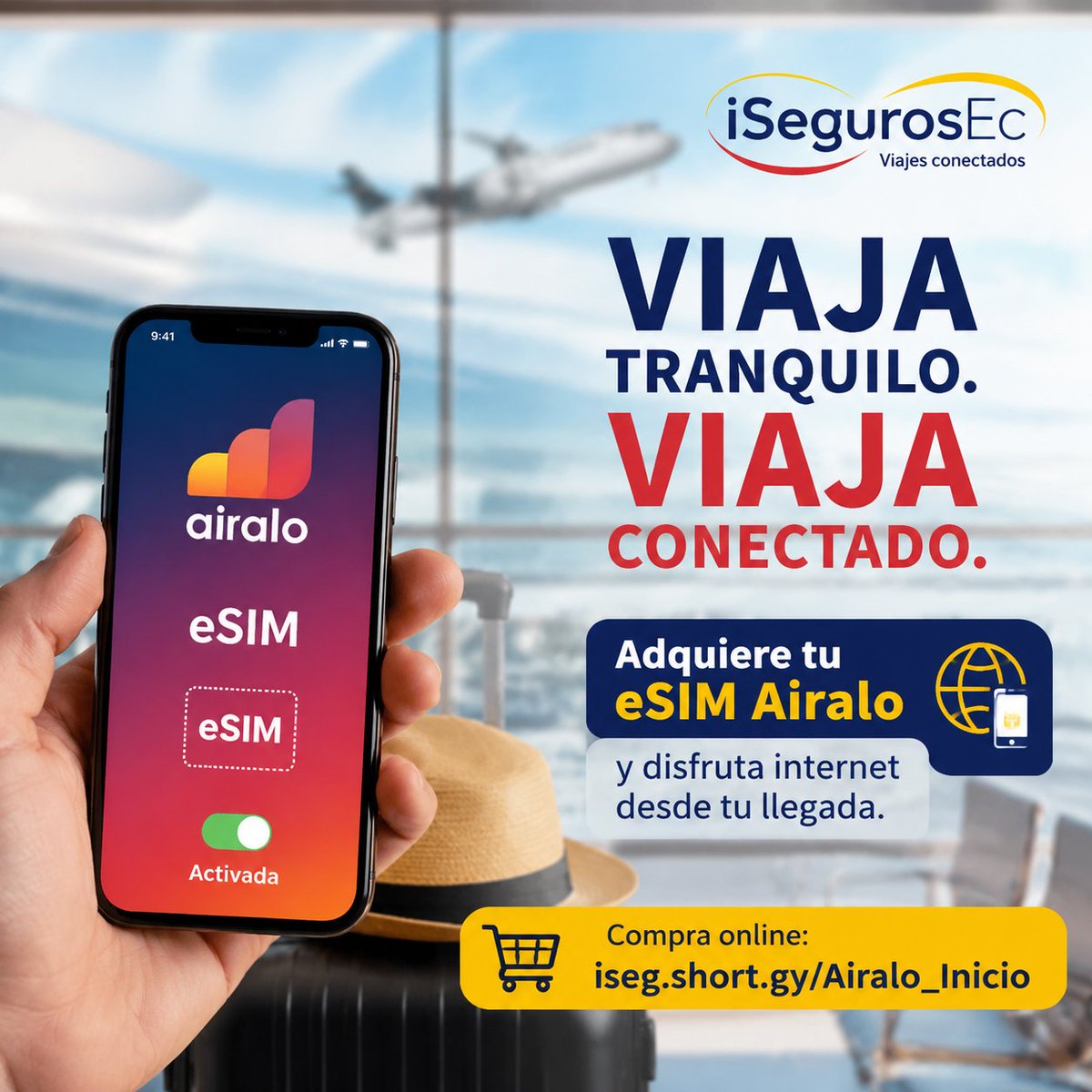 rpachano's tweet photo. 🌎✈️ Viaja conectado con una eSIM Airalo 📱
Internet móvil en más de 200 destinos, sin roaming costoso.
Compra online:
👇
https://t.co/dKx06gEu9l

#eSIM #Viajes https://t.co/GBDJUKE9HP