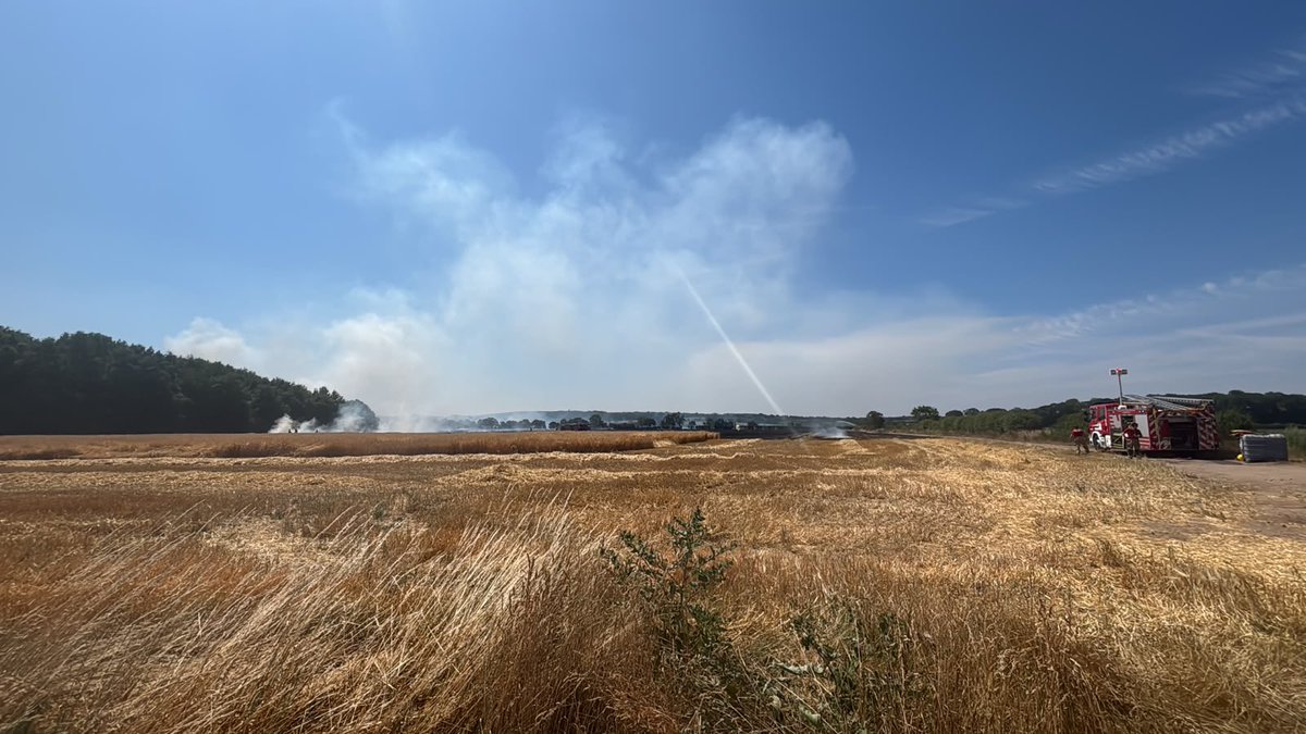 shropsfire's tweet photo. Incident Update – Roden / Somerwood Area

Shropfire can confirm that the grass fire in the Roden / Somerwood area is now under control.

Firefighters remain on scene damping down and making the area safe. We would like to thank the public for their patience, https://t.co/twJzruQMF9