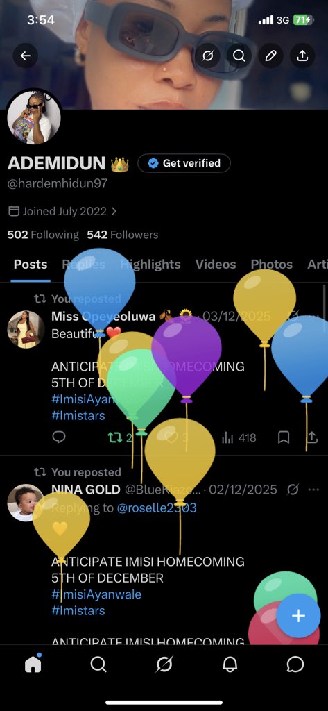 hardemhidun97's tweet photo. I got a 🎈 
It’s my birthday everyone 🥰
Happy birthday to me🎉🎂🎊
#July11 #cancerian https://t.co/WjfWwnSi9N