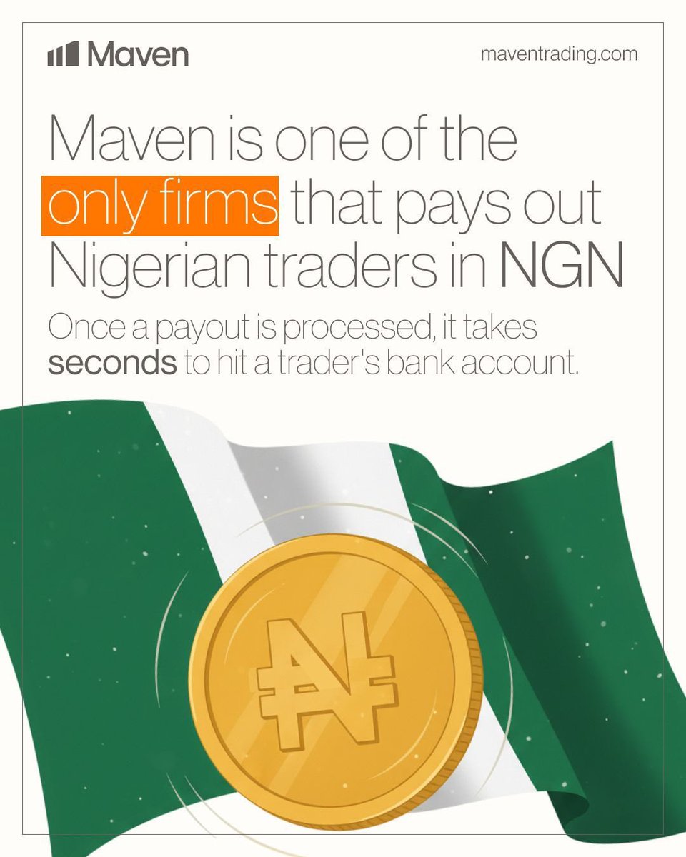 DemetriusRO6's tweet photo. Attention Traders 

🚨 Free account alert @Maventrading 

Want to get paid in NGN, KES. ZAR, or GHS directly to your bank in second?  🤔

🚀 Prove you have the skills. 

🥰Giving away 100 2k accounts on Monday. 

🎷 Like, share, tell your mom. https://t.co/T2LOGhPyw8