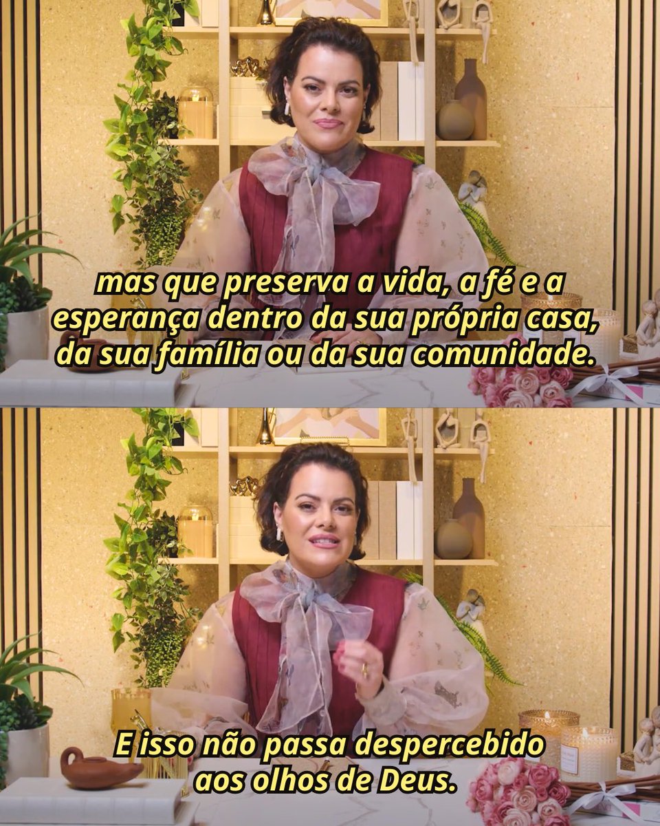 anapaulavaladao's tweet photo. E se o seu chamado mais importante não fosse o que as pessoas aplaudem, mas o que Deus vê?

Vivemos em uma cultura que mede importância pela visibilidade, mas o Reino de Deus mede importância pela fidelidade.

A esposa de Noé não teve seu nome registrado na Bíblia. Não conhecemos suas palavras, nem encontramos discursos feitos por ela, mas conhecemos o fruto da sua fidelidade. Enquanto o mundo caminhava na direção oposta, ela permaneceu ao lado do chamado de Deus e ajudou a preservar a família que daria início a um recomeço da humanidade.

Nem toda obra que transforma gerações acontece diante de uma multidão. Muitas delas começam na mesa de casa ou em uma decisão de permanecer fiel quando ninguém está olhando.

Deus vê a fidelidade que ninguém aplaude e aquilo que é feito para Ele nunca passa despercebido aos Seus olhos.

Esse foi um breve trecho de um dos encontros do Mulheres DT. 

Em qual área da sua vida Deus está chamando você a permanecer fiel hoje?