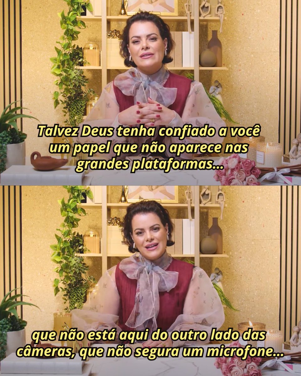 anapaulavaladao's tweet photo. E se o seu chamado mais importante não fosse o que as pessoas aplaudem, mas o que Deus vê?

Vivemos em uma cultura que mede importância pela visibilidade, mas o Reino de Deus mede importância pela fidelidade.

A esposa de Noé não teve seu nome registrado na Bíblia. Não conhecemos suas palavras, nem encontramos discursos feitos por ela, mas conhecemos o fruto da sua fidelidade. Enquanto o mundo caminhava na direção oposta, ela permaneceu ao lado do chamado de Deus e ajudou a preservar a família que daria início a um recomeço da humanidade.

Nem toda obra que transforma gerações acontece diante de uma multidão. Muitas delas começam na mesa de casa ou em uma decisão de permanecer fiel quando ninguém está olhando.

Deus vê a fidelidade que ninguém aplaude e aquilo que é feito para Ele nunca passa despercebido aos Seus olhos.

Esse foi um breve trecho de um dos encontros do Mulheres DT. 

Em qual área da sua vida Deus está chamando você a permanecer fiel hoje?