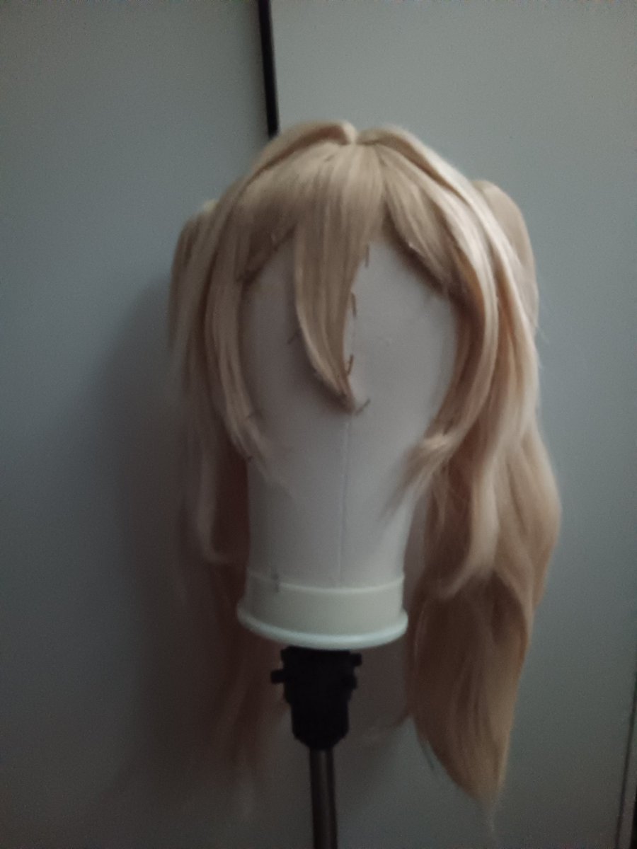 Starlight_Juno's tweet photo. YIPPEEEE DOKI WIG!! I'm still not the best at styling so it might need some touch ups but we'll ignore that... I'm finally gonna cosplay doki! (^o^) https://t.co/MKhfEOsfdJ