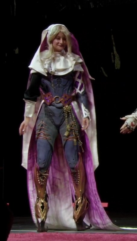 TheVarlinator's tweet photo. OMG!! MARIE!! Her cosplay made it out of Germany customs &amp; arrived at Tennocon! She looks SO BEAUTIFUL! 🥳🥳🥳 https://t.co/XnZTSZlW9R