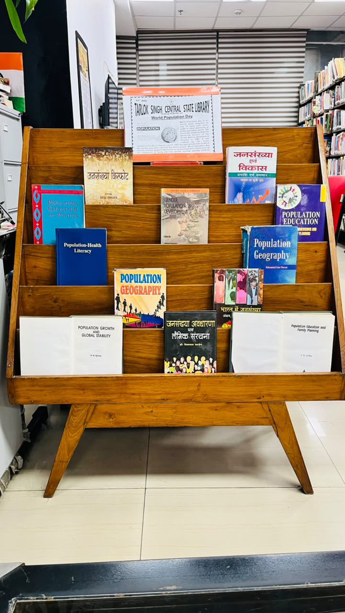 TSCSLibrary's tweet photo. Book Display organon the occasion of World Population Day today
#WorldPopulationDay @RrrlfKolkata https://t.co/Te8IpXcLtD