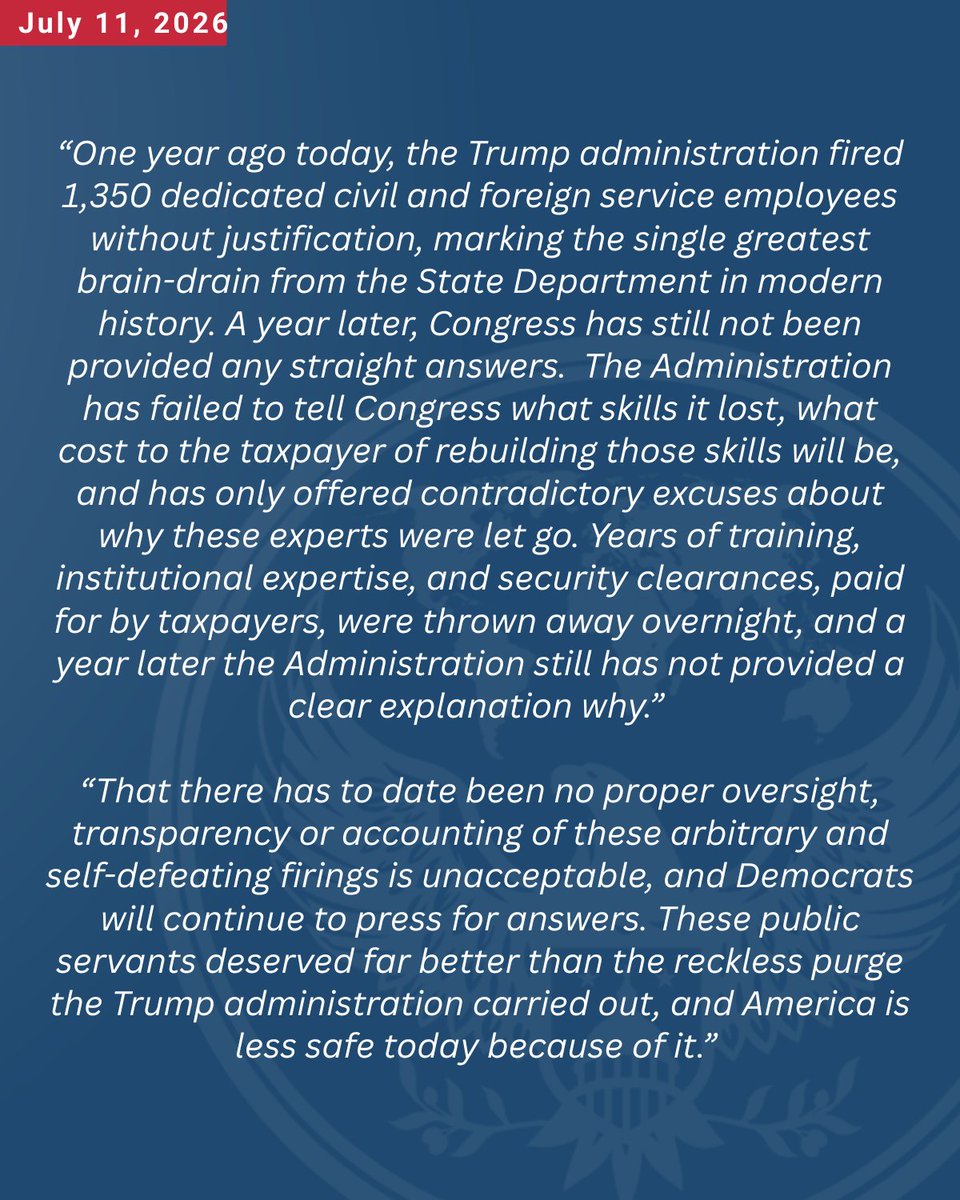 House Foreign Affairs Committee Dems tweet media