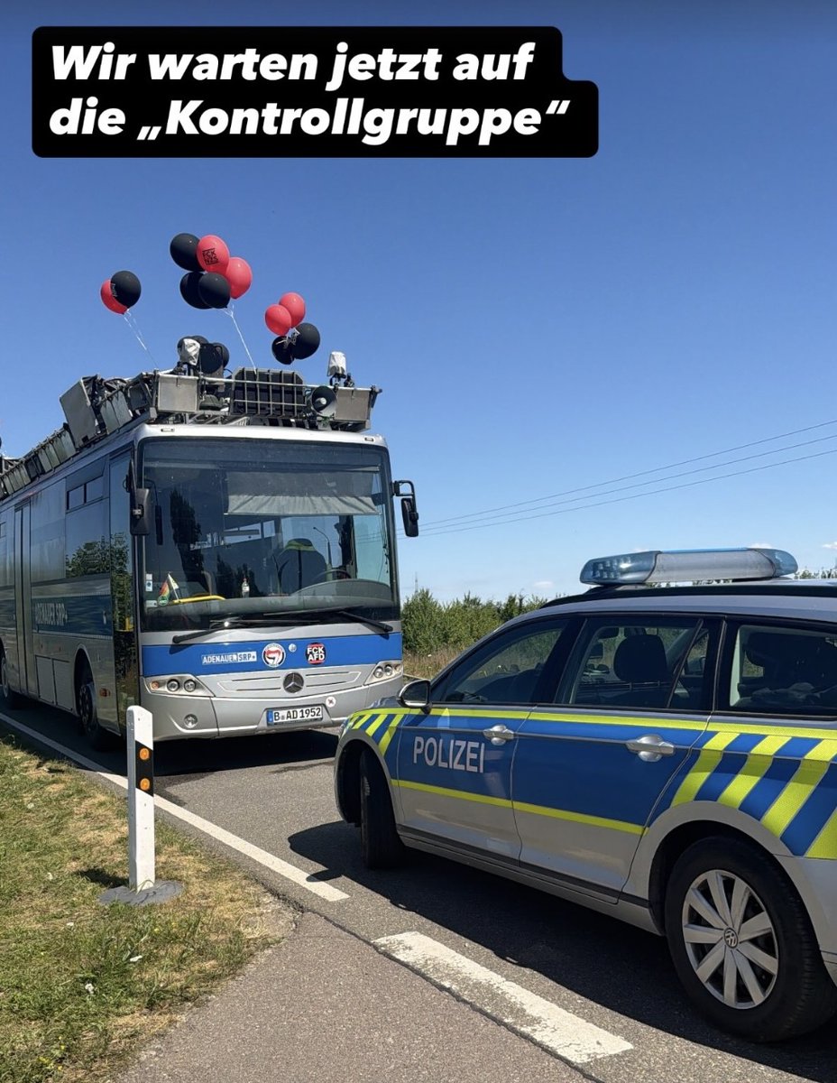 politicalbeauty's tweet photo. SKANDAL in Sachsen-Anhalt: Die Polizei verbietet den Adenauer SRP+ als „zu gefährlich“. 2 km weiter findet das rechtsextreme Sommerfest von Götz Kubitschek und seinen AfD-Anhänger in Schnellroda statt. Gegen den Protest geht man vor – mit Neonazis hat man kein Problem? https://t.co/uAEhcoDvBZ