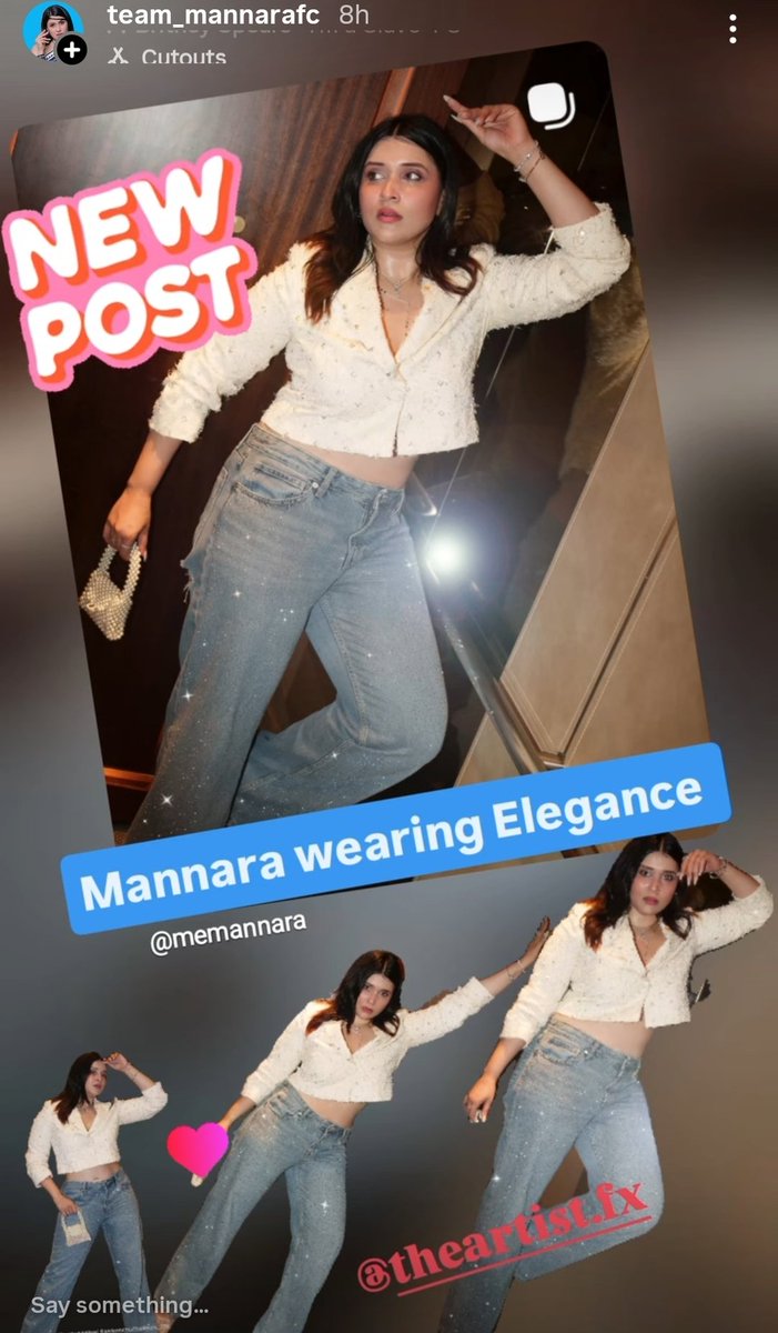 BollyChaska007's tweet photo. Mannara showing class over clout,
new pics posted on Insta as elegance wins.

https://t.co/9yULvBd100

#MannaraChopra #mannarians @memannara https://t.co/cHSKssViNX