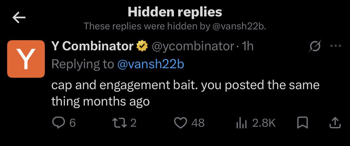 Y Combinator tweet media