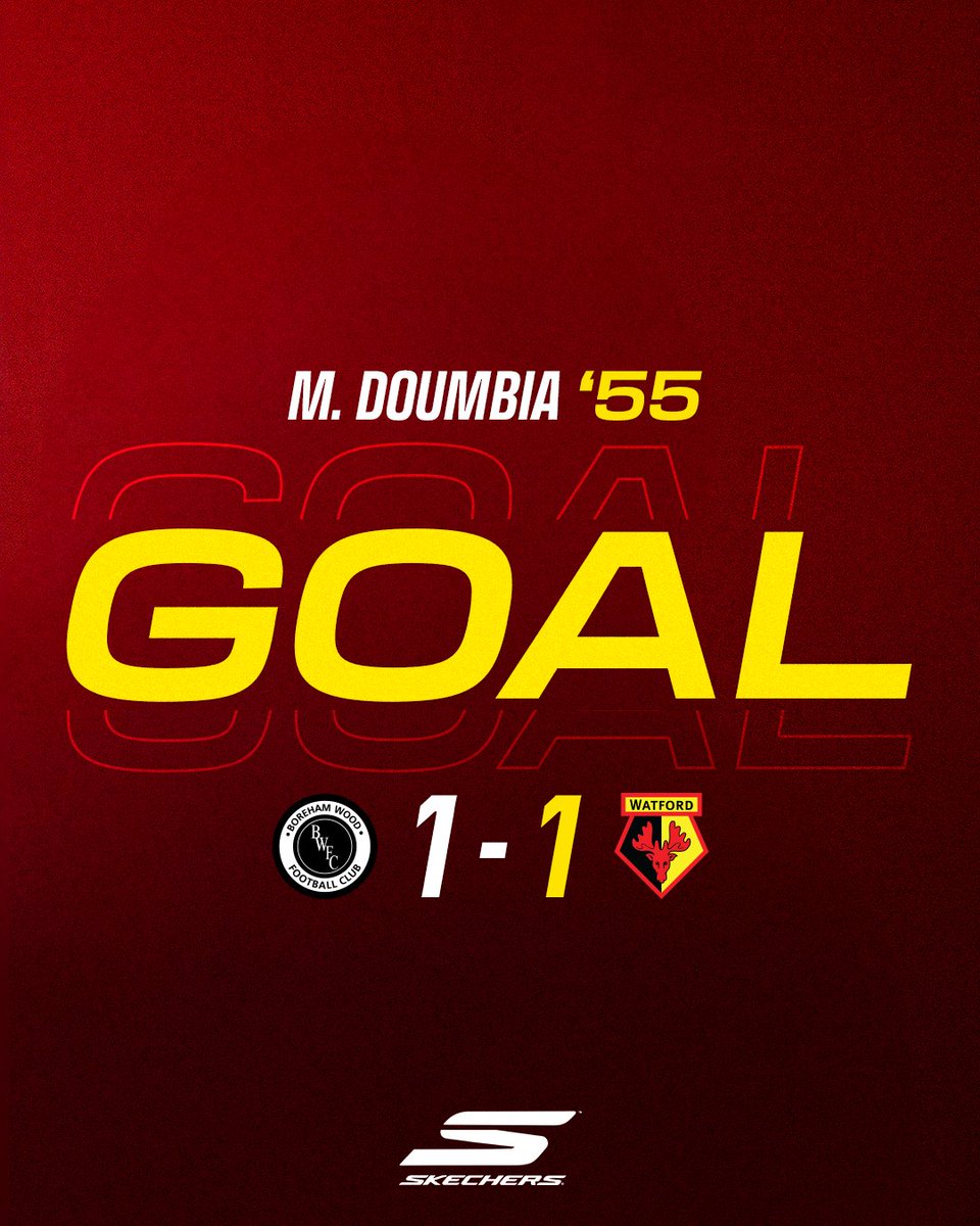WatfordFC's tweet photo. Doumbia taps home!
1-1 | 55' https://t.co/m7CWf01eEp