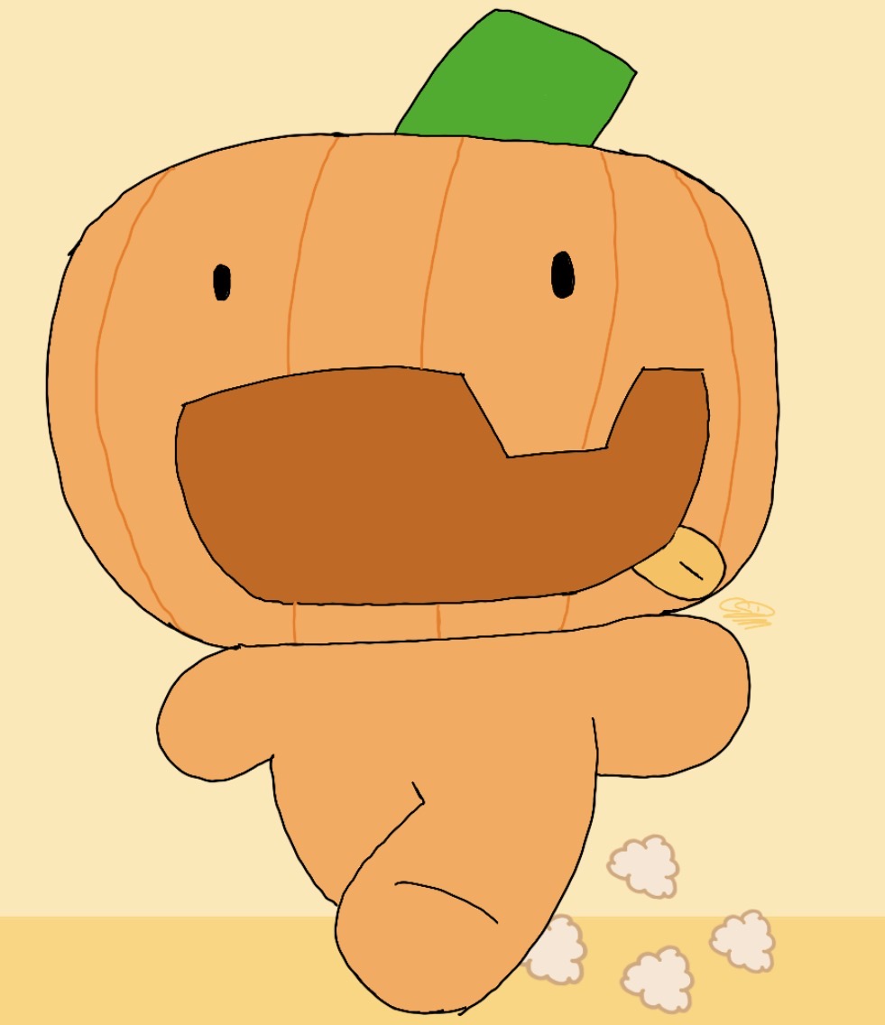 Cheesecrum31275's tweet photo. I want to introduce to you guys my oc Pumpchi https://t.co/OpXtyL9pPF