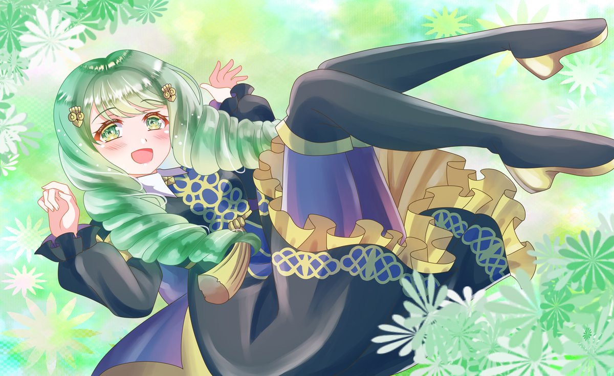 aoha_sc's tweet photo. 再掲絵だけどフレンちゃんお誕生日おめでとう～！🎉
風花雪月初支援Sの子💚 
#フレン生誕祭2026
＃FE3H https://t.co/TXtGmGaOlK