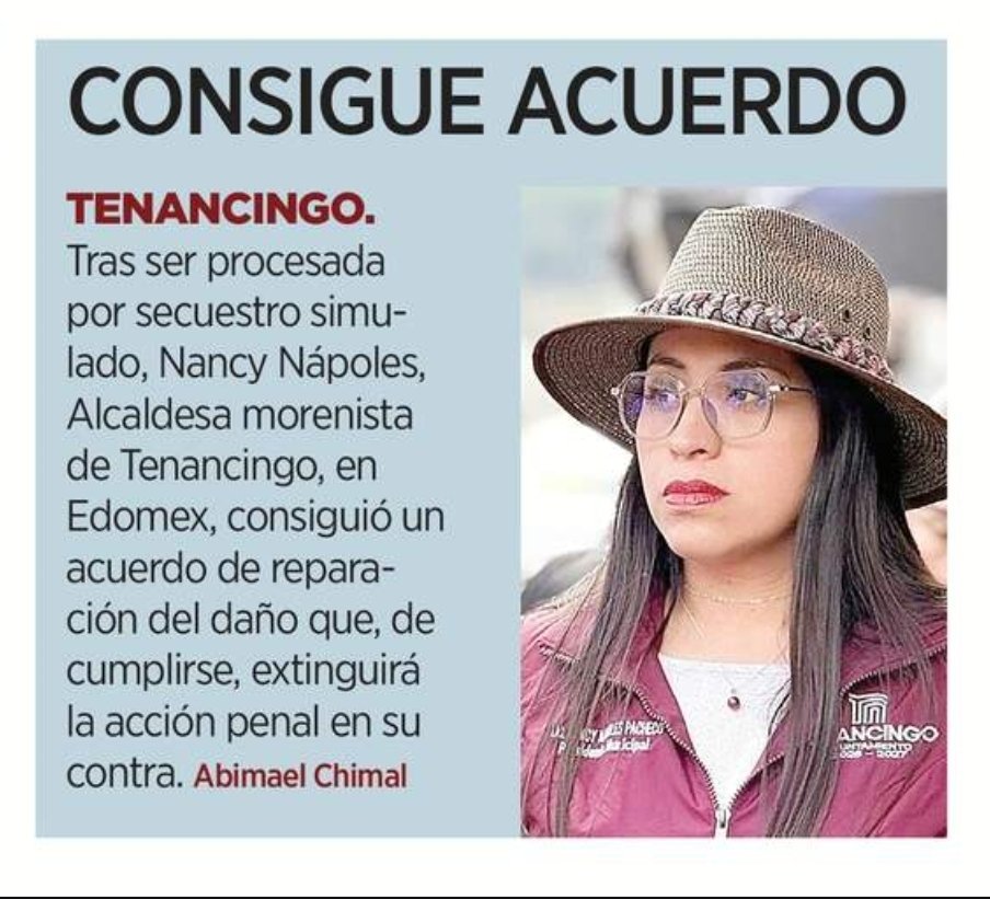 Melissa_Bely's tweet photo. 1-Acto
Se transó 40 millones del Ayuntamiento.

2-Acto
Fingió un autosecuestro para reponer el robo y se dio una vida de lujo.

3-Acto
La descubrieron, lo negó y dijo que era un complot.

¿Y que creen? 

Ya va a reponer el dinero..

Si, es de Morena..

👇 https://t.co/SWaqwJbROJ