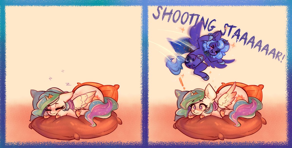 KPolnoc's tweet photo. Generations come and go, but the dynamic between royal sisters is timeless!🤭✨

#mlp #mylittlepony #cute #funny #PrincessLuna #PrincessCelestia #comic https://t.co/CwTjfGGTtf