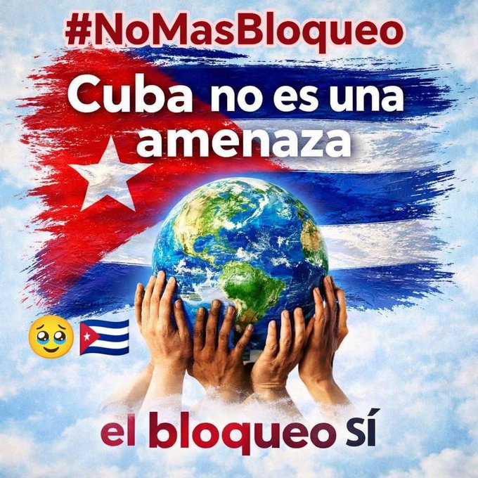 GobCamaguey's tweet photo. El  gobierno de Estados Unidos y, en especial, su Departamento de Estado  difunden la mentira de que el bloqueo no se dirige contra el pueblo  cubano, sino solamente contra el gobierno. Pregúntenle al pueblo de #Cuba🇨🇺 si sufre o no el bloqueo. #CubaNoEsUnaAmenaza https://t.co/xB9U0XmsZH