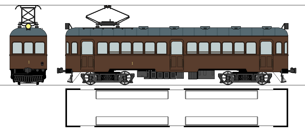 ir_phsm's tweet photo. 金聖鉄道 デ1
1930年 日本車輛製

全長:15300mm
全幅:2450mm
主電動機出力:75kw×4
#架空鉄道 https://t.co/YMTvbdMQ22