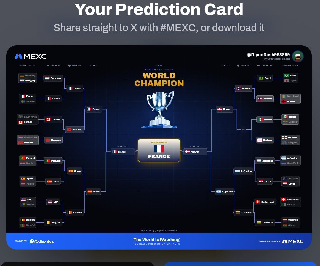 DiponDash998899's tweet photo. @MEXC_Predict #MEXC #MEXCpredict
Massi and Halland
Uid : 20566589 https://t.co/mW2XBTHfOK