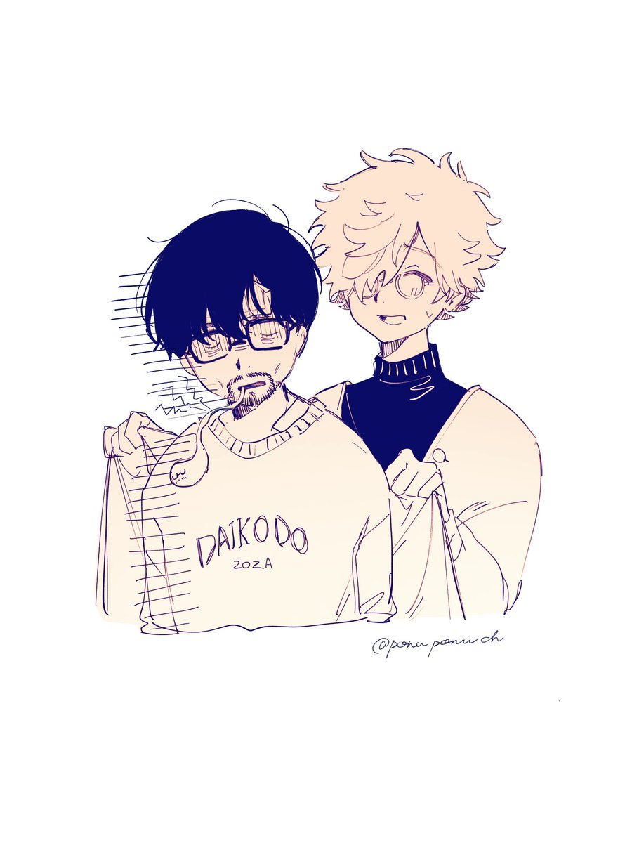 ponuponuCH's tweet photo. 現パロキーオルらくがき https://t.co/CKPIBl4XUZ