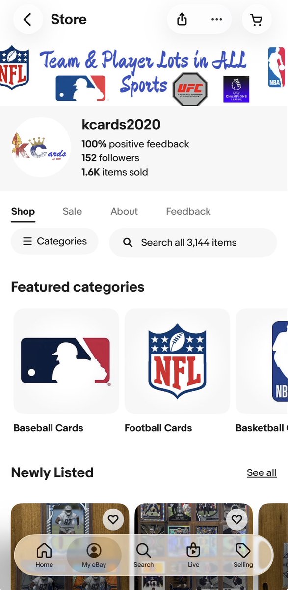 KCards913's tweet photo. @tm1515152005 Check out my #eBay store for team and player lots in all sports! Tons of variety with low to high end! New / vintage. Fast shipping and will ensure items arrive safely. Can combine lots as well just send a message! New listings added daily! 
https://t.co/CAi654nxk7 https://t.co/Vc5bVh2AS3