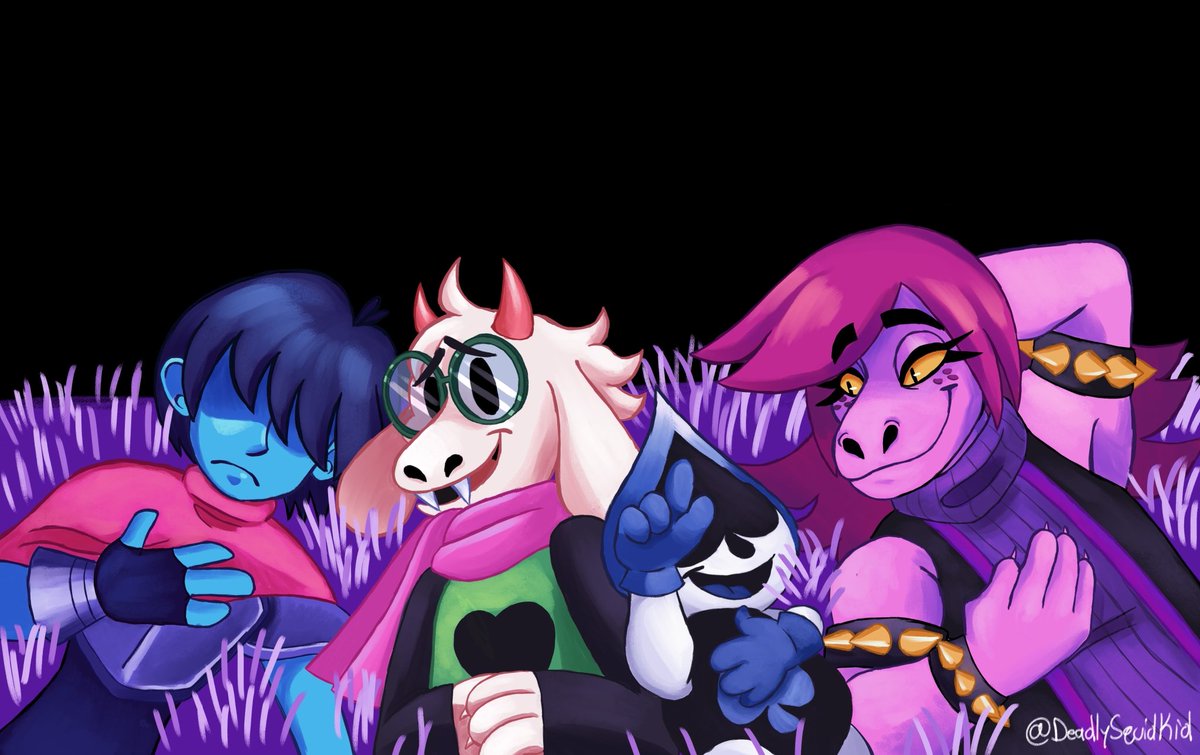 DeadlySquidKid's tweet photo. #deltarune #deltarunefanart

(Old Art)

Fun Gang. This one’s more of a Chapter 1 moment I suppose https://t.co/pcZukjO8CR