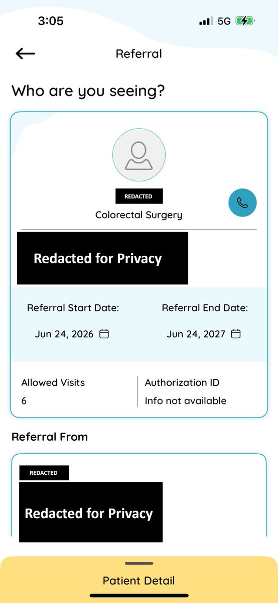 MonicaDenizen's tweet photo. Everyone is asking for proof.
Here is the referral for repairing the damage he caused. This was a boundary I had set previously in our relationship that he ignored. Causing me significant, lingering pain for 4 months. 

Regarding Craig’s statement: I have a name, it’s Monica. https://t.co/7xXttNcQNJ