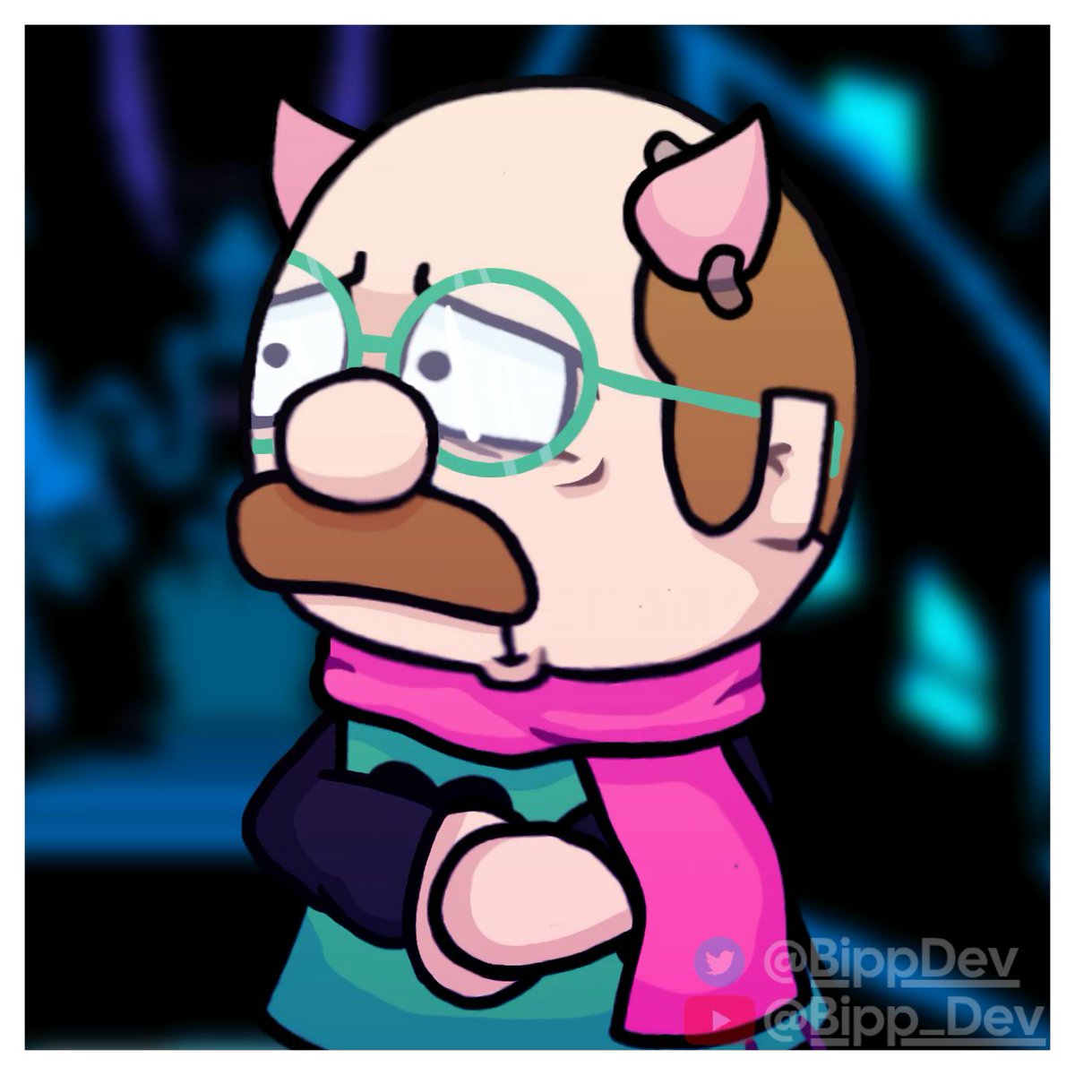 BippDev's tweet photo. marvin cosplaying as ralsei (aka ralvin)

 (idk what I'm even drawing anymore)

#deltarune #SML #shuckybanger #art https://t.co/81k5V3XGj2