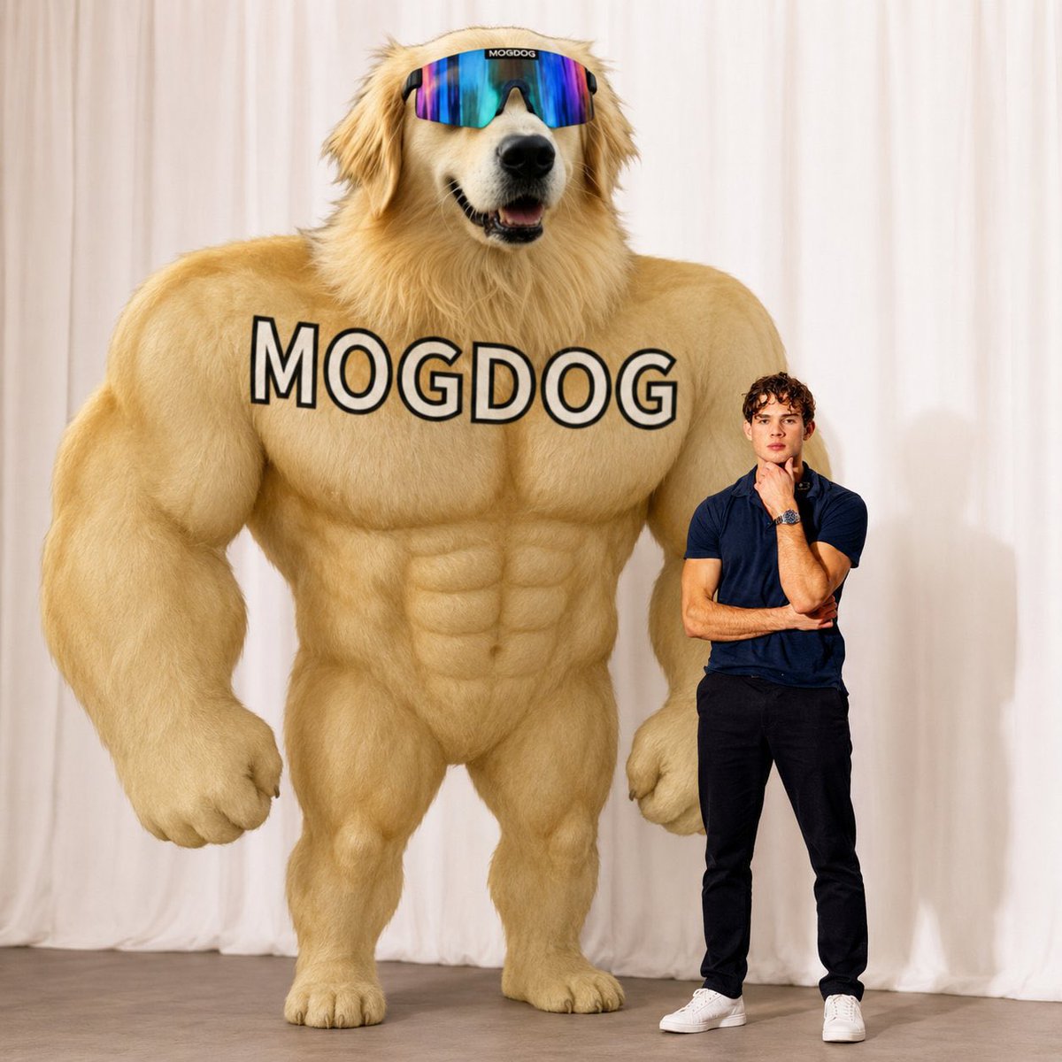 _MogDog's tweet photo. @CrashiusClay69 You didn’t buy $MogDog?
You got mogged.
You faded the strongest jawline on Solana. 😤🐶

CA: BmSjM7C7VRhznMMVzXidgyuE5ehvTHbRr1uGe2xFpump https://t.co/N5qrHGg0Zk