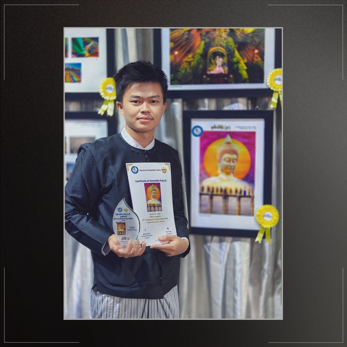 Achanthar1's tweet photo. I usually prefer getting everything right in a single frame, but this time I chose to experiment.

Combining four images into one earned a Consolation Prize at the MPS All Myanmar Photo Contest 2024, a reminder that growth begins when we try something new.

#MPS #AungChanThar https://t.co/LoZIbbr2Lu
