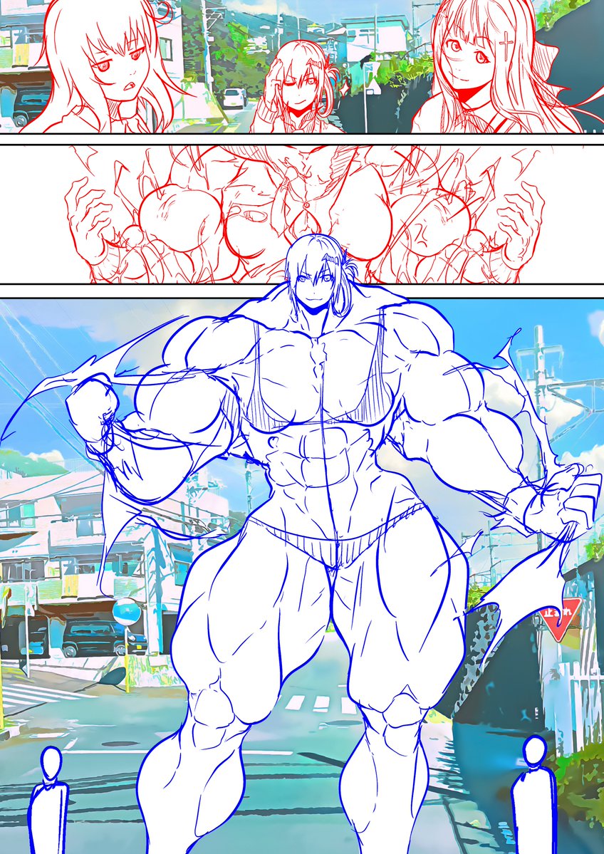Kackey_X's tweet photo. REQUEST:109のラフ
雰囲気はこんな感じかな？ https://t.co/xl8NnCzsZr