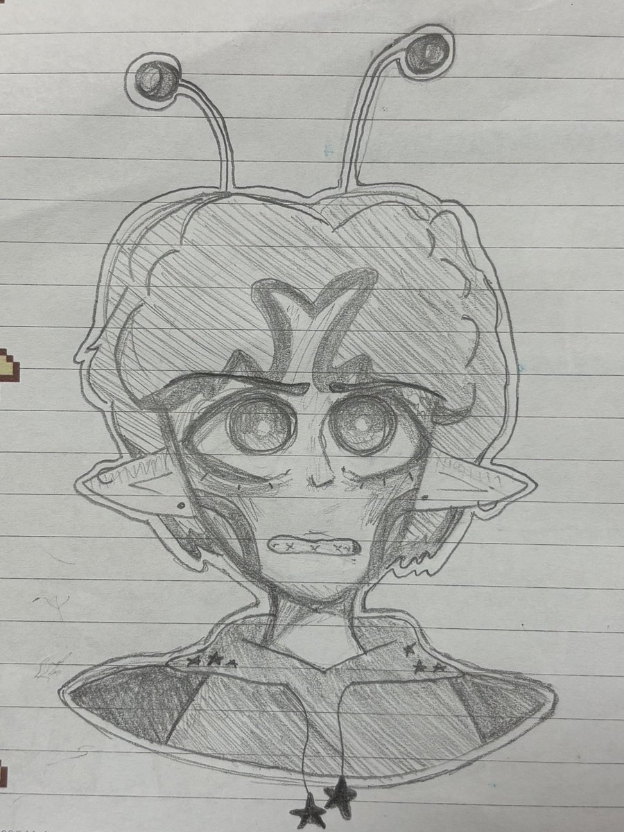 bumbl3bug's tweet photo. art improvement i think🤔 still doodling this mfer when im bored #purpledfanart https://t.co/T1UVQks7ON