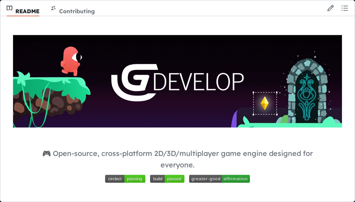 GDevelop is an open-source game engine that lets you build 2D, 3D, and ...