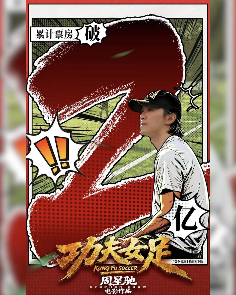 EncoreFilms's tweet photo. 原汁原味喜剧， 最熟悉的星爷回来啦～

上映第一天突破2.5亿票房，观众人次超579万，打破7项中国影史纪录。

暑假第一欢乐大片，你不可错过💪💪👏👏⚽️⚽️

《功夫女足》 新加坡8月6日上映！

#encorefilms #kungfusoccer #功夫女足中国今日上映 #电影功夫女足 #stephenchow https://t.co/3R0D4EpkGa