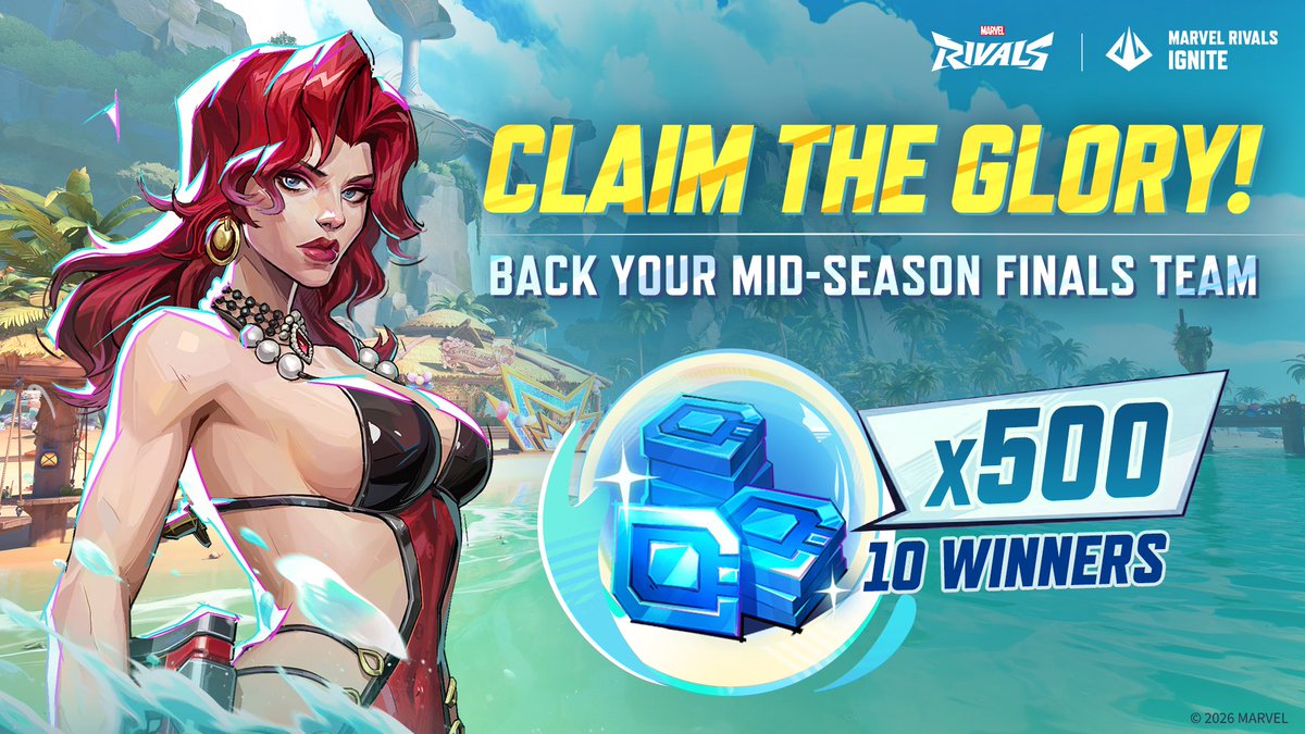 RivalsEsports's tweet photo. Stand with your team. Win exclusive rewards. 🔥

The Mid-Season Finals are almost here!

💥 Follow
❤️ Like
🔁 Repost
💬 Comment with the team you're cheering for to enter. https://t.co/ZYpScYgphH