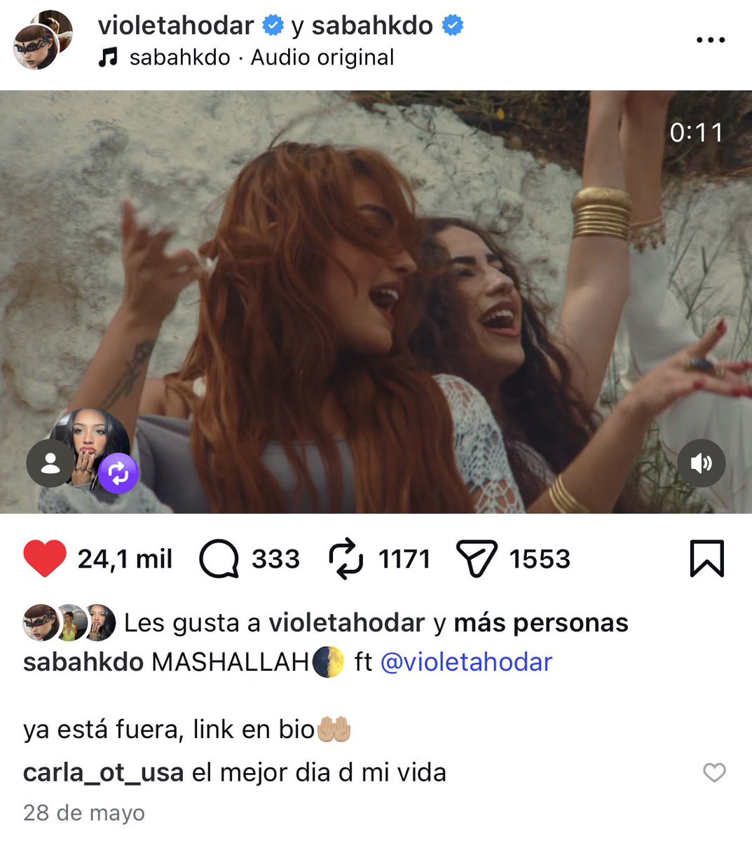 Gringxs's tweet photo. Los comentarios de Carla cuando Vio sacó Mashallah jajaj #OperaciónTriunfoUSA https://t.co/YZvQ7dMuvo