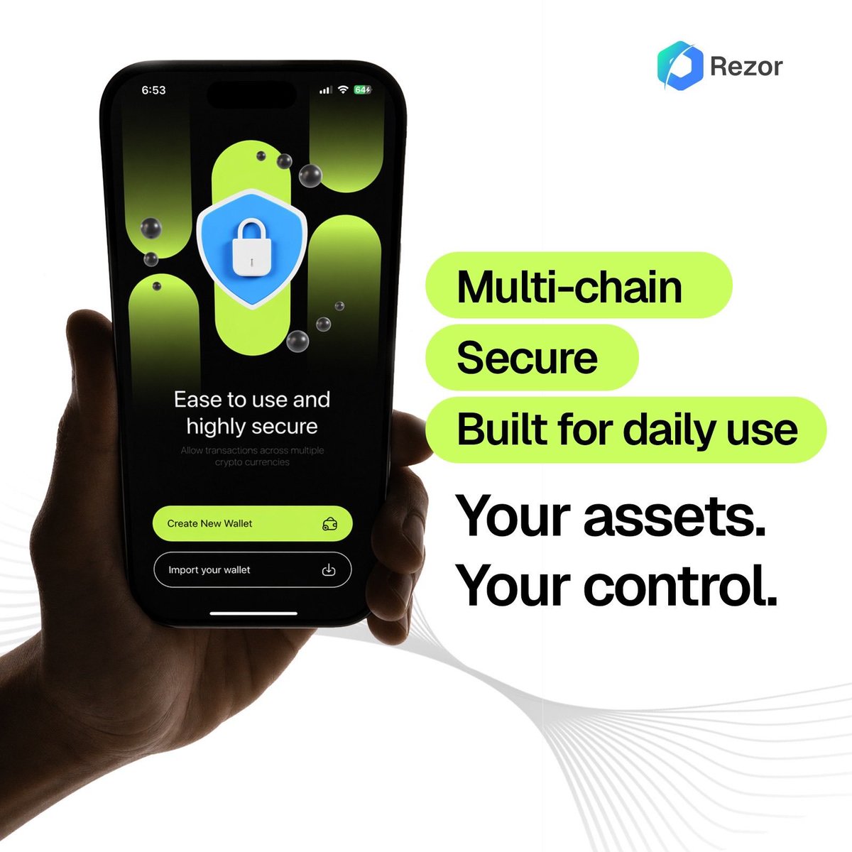Bisswissey1's tweet photo. Rezor Wallet and Chill.
#Rezor #RZR #BuildWithRezor https://t.co/Zs5GEU7FCF