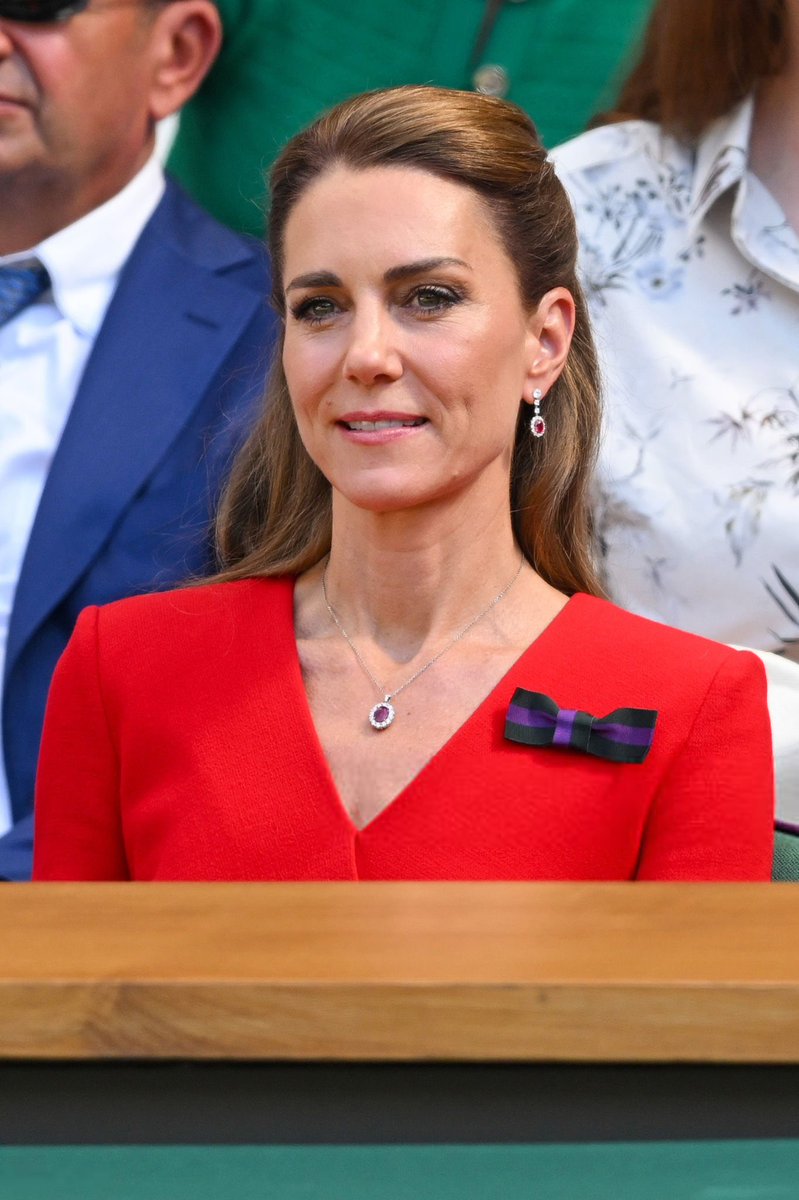 thewalesbrasil's tweet photo. A Princesa de Gales, Patrona do AELTC, em Wimbledon durante à Final de Simples Feminino.

📸 Getty Images https://t.co/BCBk8pqrbR