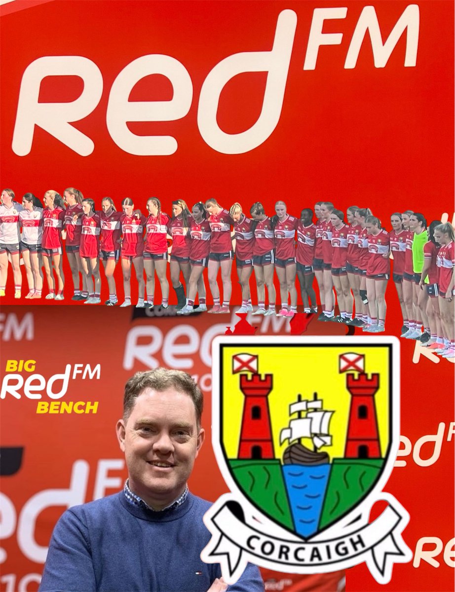 germccarthy74's tweet photo. 🎙️LISTEN to my interviews with 🔴⚪️ @CorkLGFA @ZuCarIreland @LadiesFootball All-Ireland Minor Finalists:
🏐Manager Kieran O’Shea
🏐Coach Martin Crummey
🏐Captain Laura Walsh
on today’s @CorksRedFM @BigRedBench from 6pm on the #radio.
#️⃣ #cork #lgfa #corklgfa #peilenamban https://t.co/jT7BWbYItd